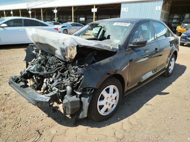 3VW2K7AJ9FM294925 - 2015 VOLKSWAGEN JETTA BASE 黑色 照片 2