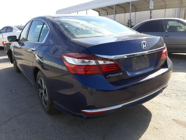 1HGCR2F32HA012108 - 2017 HONDA ACCORD LX BLUE photo 3