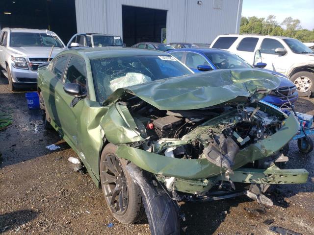 2C3CDXHG4MH544227 - 2021 DODGE CHARGER GT GREEN photo 1