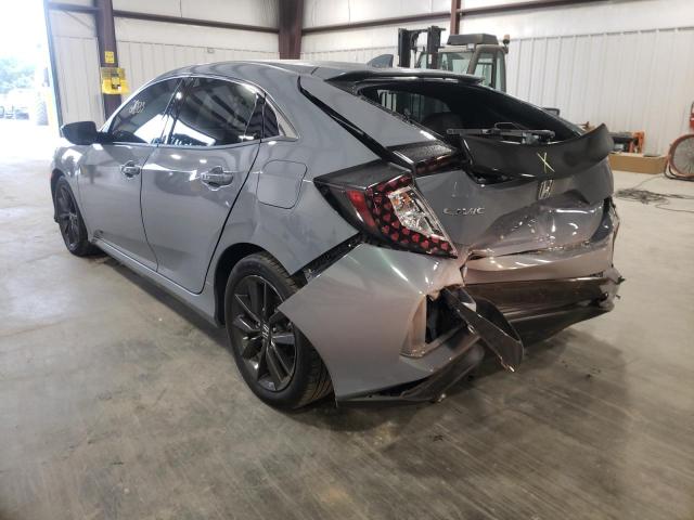 SHHFK7H66MU222389 - 2021 HONDA CIVIC EX GRAY photo 3