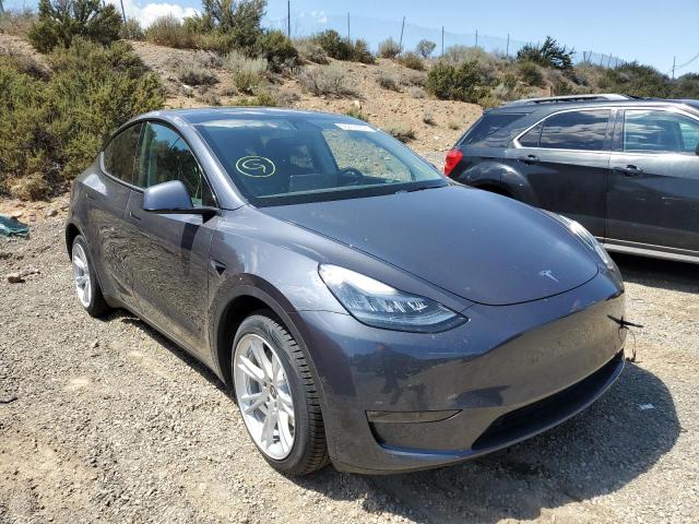 5YJYGDEE3MF089452 - 2021 TESLA MODEL Y رمادي صورة 1