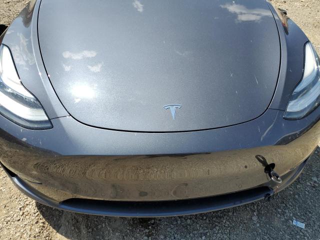 5YJYGDEE3MF089452 - 2021 TESLA MODEL Y رمادي صورة 7