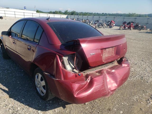 1G8AJ55FX6Z178086 - 2006 SATURN ION LEVEL BURGUNDY photo 9