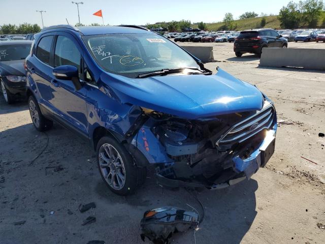 MAJ6S3KL4KC309894 - 2019 FORD ECOSPORT T BLUE photo 1