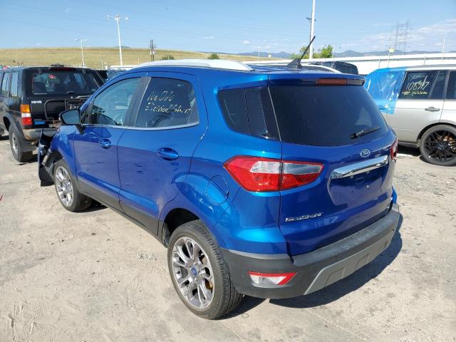 MAJ6S3KL4KC309894 - 2019 FORD ECOSPORT T BLUE photo 3