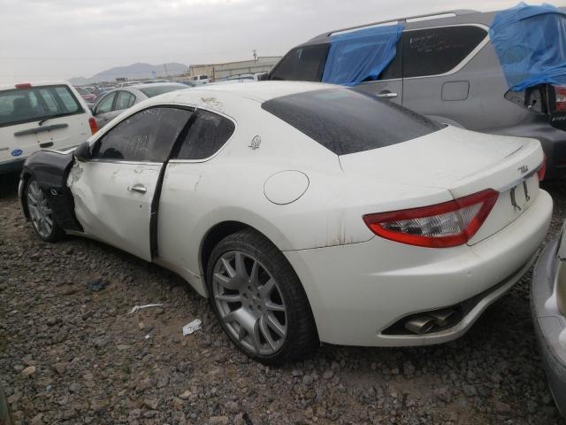 ZAMGJ45A380037815 - 2008 MASERATI GRANTURISM WHITE photo 3