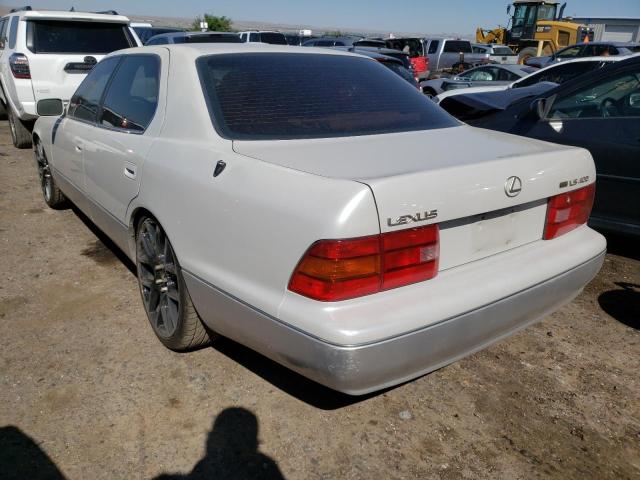 JT8BH28F7V0092655 - 1997 LEXUS LS 400 WHITE photo 3