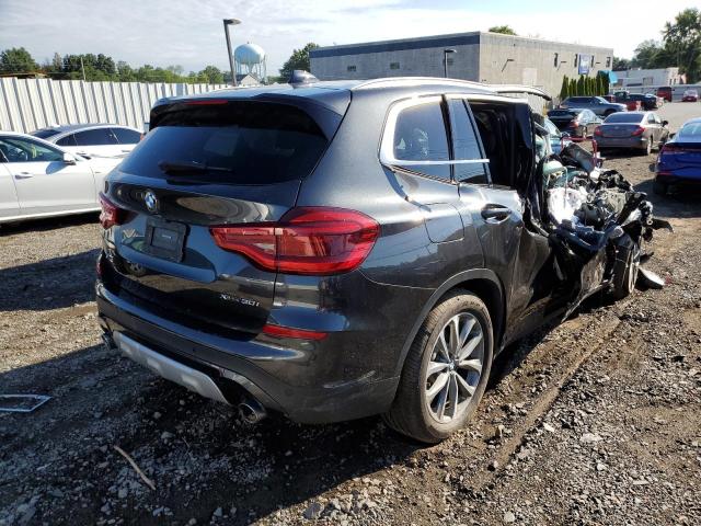 5UXTR9C56KLR04854 - 2019 BMW X3 XDRIVE3 CHARCOAL photo 4