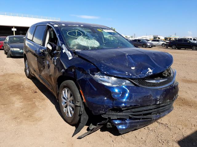2C4RC1CG7JR169193 - 2018 CHRYSLER PACIFICA L BLUE photo 1
