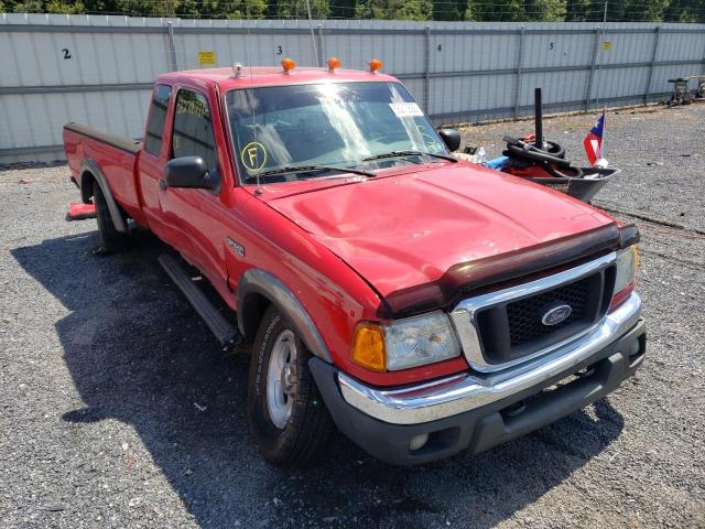 1FTZR45E34PB62162 - 2004 FORD RANGER SUP RED photo 1