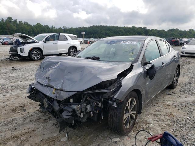 3N1AB8CV7LY234539 - 2020 NISSAN SENTRA SV GRAY photo 2