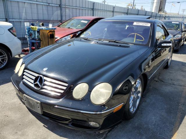 WDBPJ75J53A035815 - 2003 MERCEDES-BENZ CL 500 BLACK photo 2