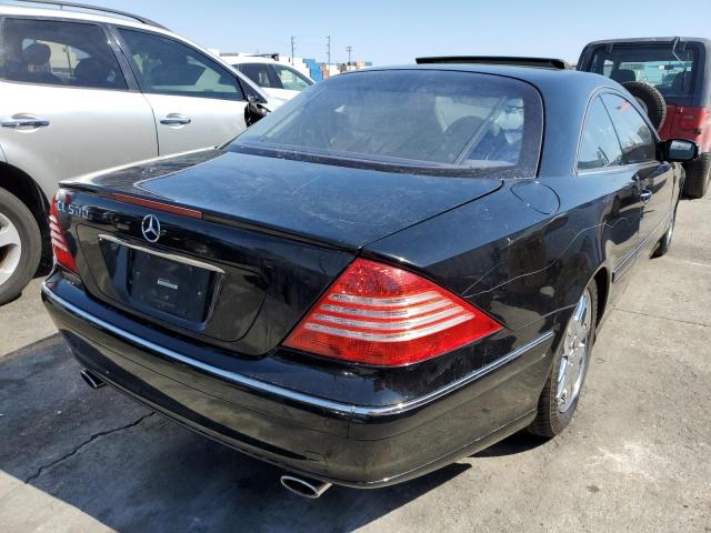 WDBPJ75J53A035815 - 2003 MERCEDES-BENZ CL 500 BLACK photo 4