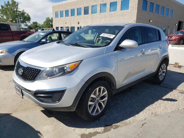 KNDPBCAC1F7758982 - 2015 KIA SPORTAGE L SILVER photo 2