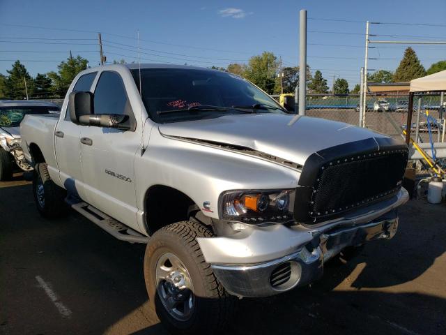 3D7KU28CX4G197693 - 2004 DODGE RAM 2500 S Արծաթագույն լուսանկար 1