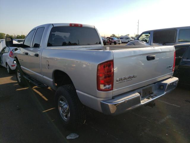 3D7KU28CX4G197693 - 2004 DODGE RAM 2500 S Արծաթագույն լուսանկար 3