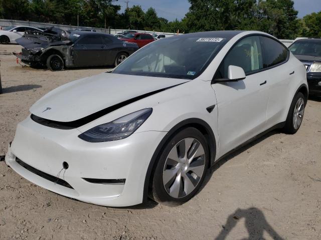 5YJYGDEE7MF148177 - 2021 TESLA MODEL Y أبيض صورة 2