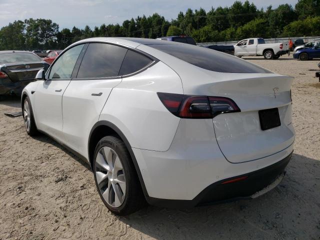 5YJYGDEE7MF148177 - 2021 TESLA MODEL Y أبيض صورة 3