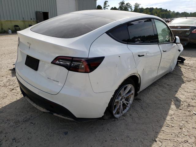 5YJYGDEE7MF148177 - 2021 TESLA MODEL Y أبيض صورة 4