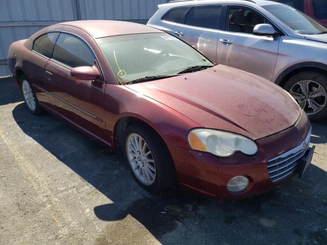 4C3AG52H54E125698 - 2004 CHRYSLER SEBRING LI BURGUNDY photo 1