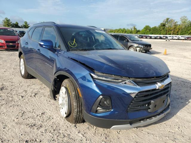 3GNKBCR47NS146994 - 2022 CHEVROLET BLAZER 2LT BLUE photo 1