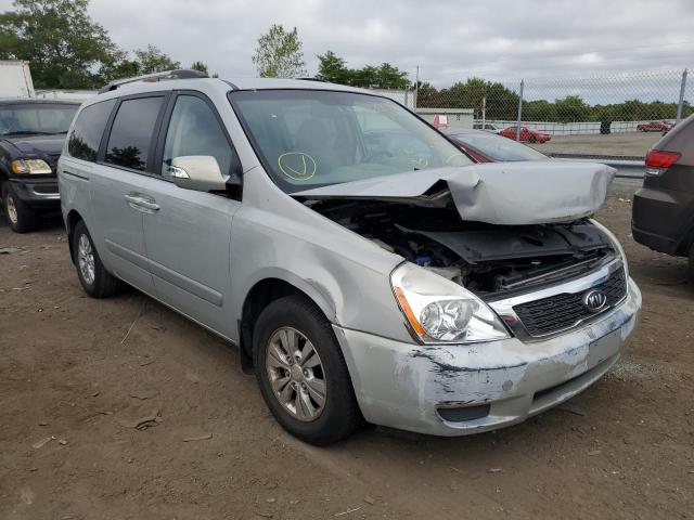 KNDMG4C79C6456738 - 2012 KIA SEDONA SILVER photo 1