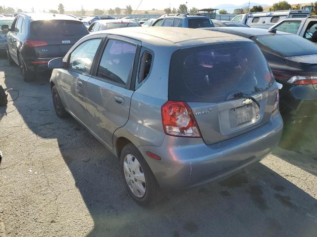 KL1TD66697B784619 - 2007 CHEVROLET AVEO BASE GRAY photo 3