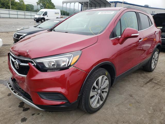 KL4CJASB7JB615739 - 2018 BUICK ENCORE PREFERRED  photo 2