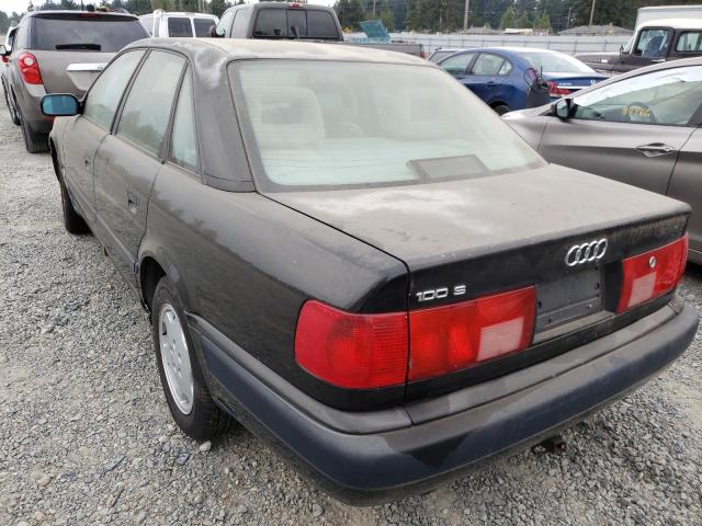 WAUBJ54A9NN037013 - 1992 AUDI 100 S BLACK photo 3