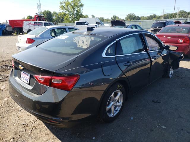 1G1ZB5ST0JF213740 - 2018 CHEVROLET MALIBU LS GRAY photo 4