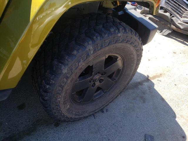 1J4GA59127L155110 - 2007 JEEP WRANGLER S GREEN photo 9