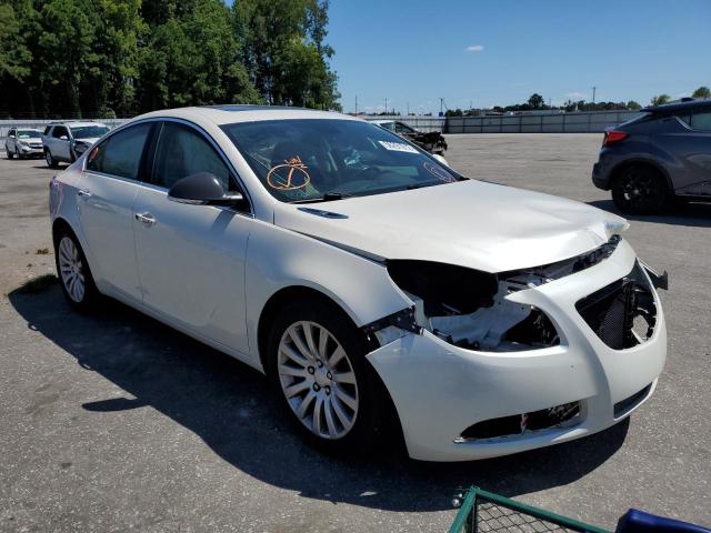 2G4GS5EV2D9249868 - 2013 BUICK REGAL PREM WHITE photo 1