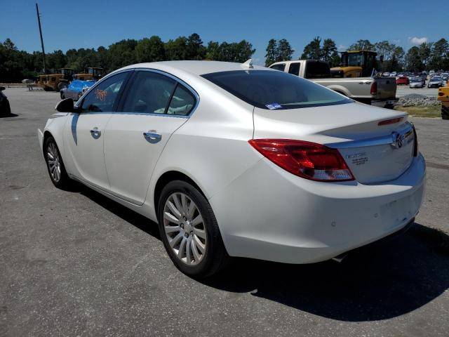 2G4GS5EV2D9249868 - 2013 BUICK REGAL PREM WHITE photo 3