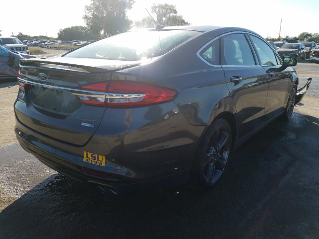 3FA6P0VP2HR244469 - 2017 FORD FUSION SPO GRAY photo 4