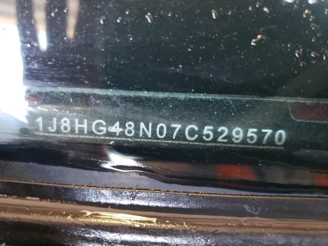 1J8HG48N07C529570 - 2007 JEEP COMMANDER 红色 照片 10