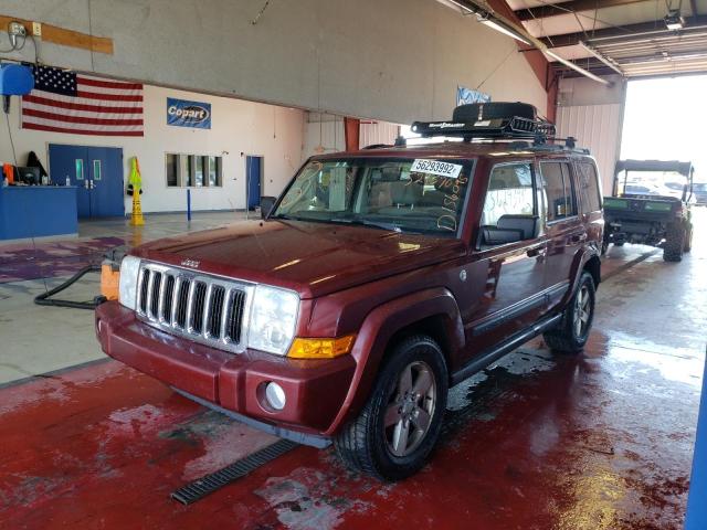 1J8HG48N07C529570 - 2007 JEEP COMMANDER 红色 照片 2