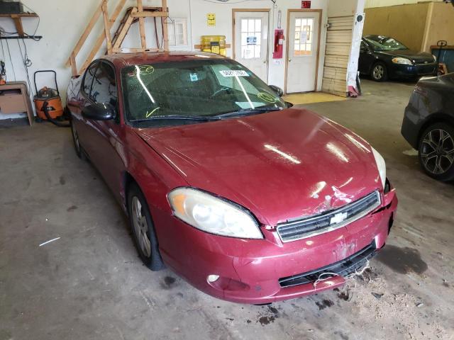 2G1WJ15K669233041 - 2006 CHEVROLET MONTE CARL ბურგუნდია ფოტო 1