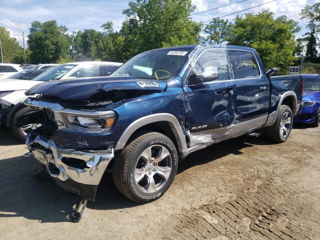 1C6SRFJTXMN800797 - 2021 RAM 1500 LARAM BLUE photo 2