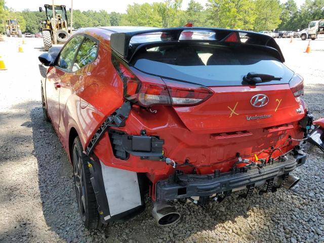 KMHT36AHXNU014799 - 2022 HYUNDAI VELOSTER N RED photo 3