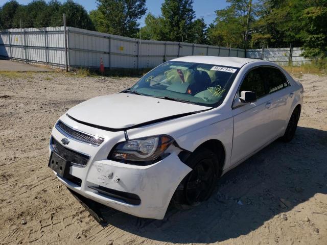 1G1ZA5E10BF314727 - 2011 CHEVROLET MALIBU LS WHITE photo 2