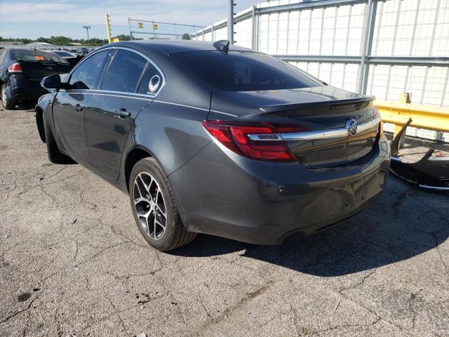 2G4GL5EX8H9138715 - 2017 BUICK REGAL SPOR CHARCOAL photo 3