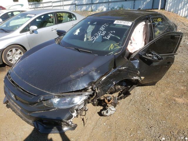 SHHFK7H43MU416442 - 2021 HONDA CIVIC SPOR BLACK photo 2