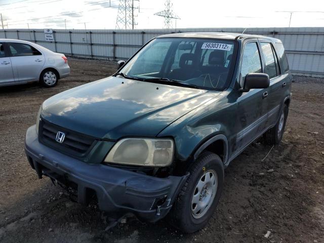 JHLRD1849XC065028 - 1999 HONDA CR-V LX TEAL photo 2