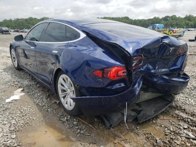 5YJSA1E25JF260466 - 2018 TESLA MODEL S Կապույտ լուսանկար 3