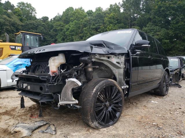 SALGS2RE0KA555815 - 2019 LAND ROVER RANGE ROVE BLACK photo 2