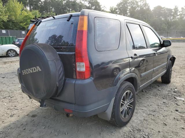 JHLRD68494C000141 - 2004 HONDA CR-V LX BLACK photo 4