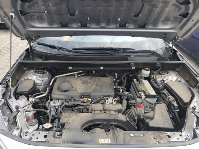 JTMC1RFV6KD011257 - 2019 TOYOTA RAV4 XLE P SILVER photo 7