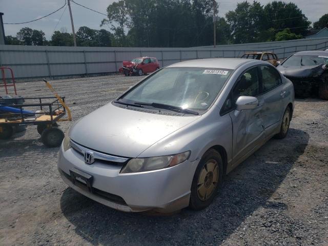 JHMFA36207S002104 - 2007 HONDA CIVIC HYBRID  photo 2