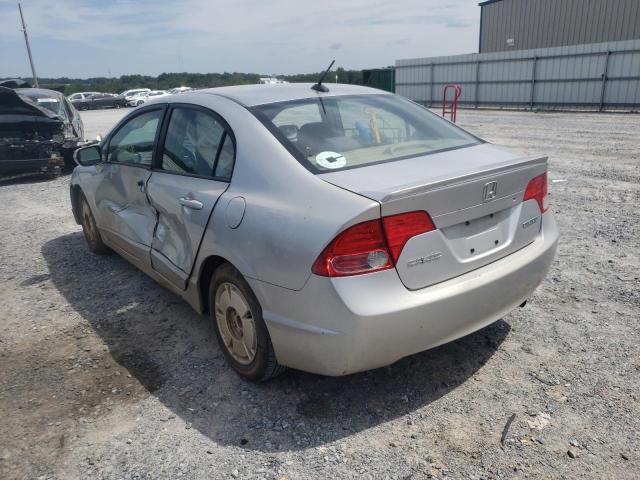 JHMFA36207S002104 - 2007 HONDA CIVIC HYBRID  photo 3