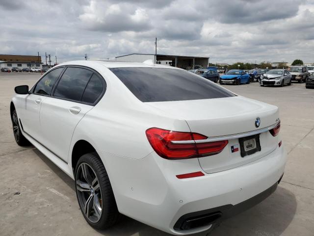 WBA7E2C54HG740427 - 2017 BMW 740 I WHITE photo 3